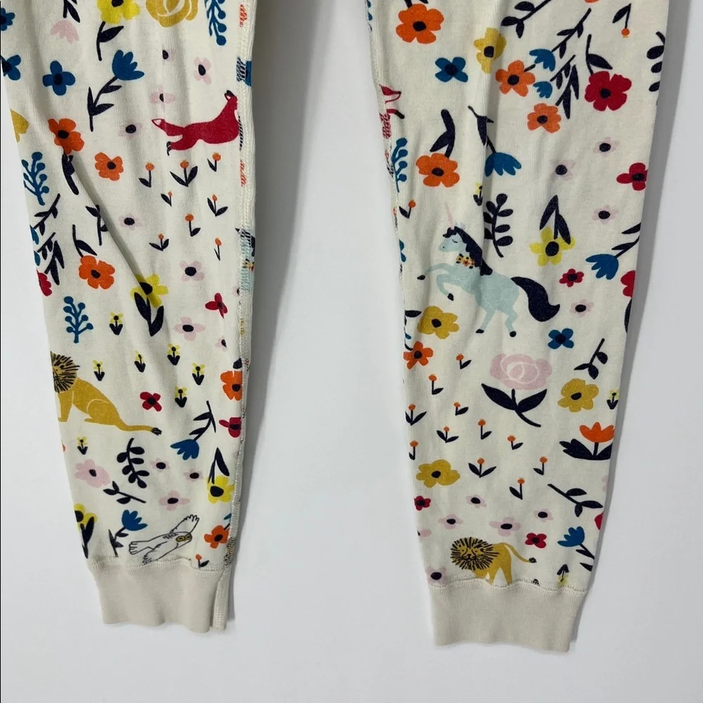 Hanna Anderson girls size 10 thermal pajama pants